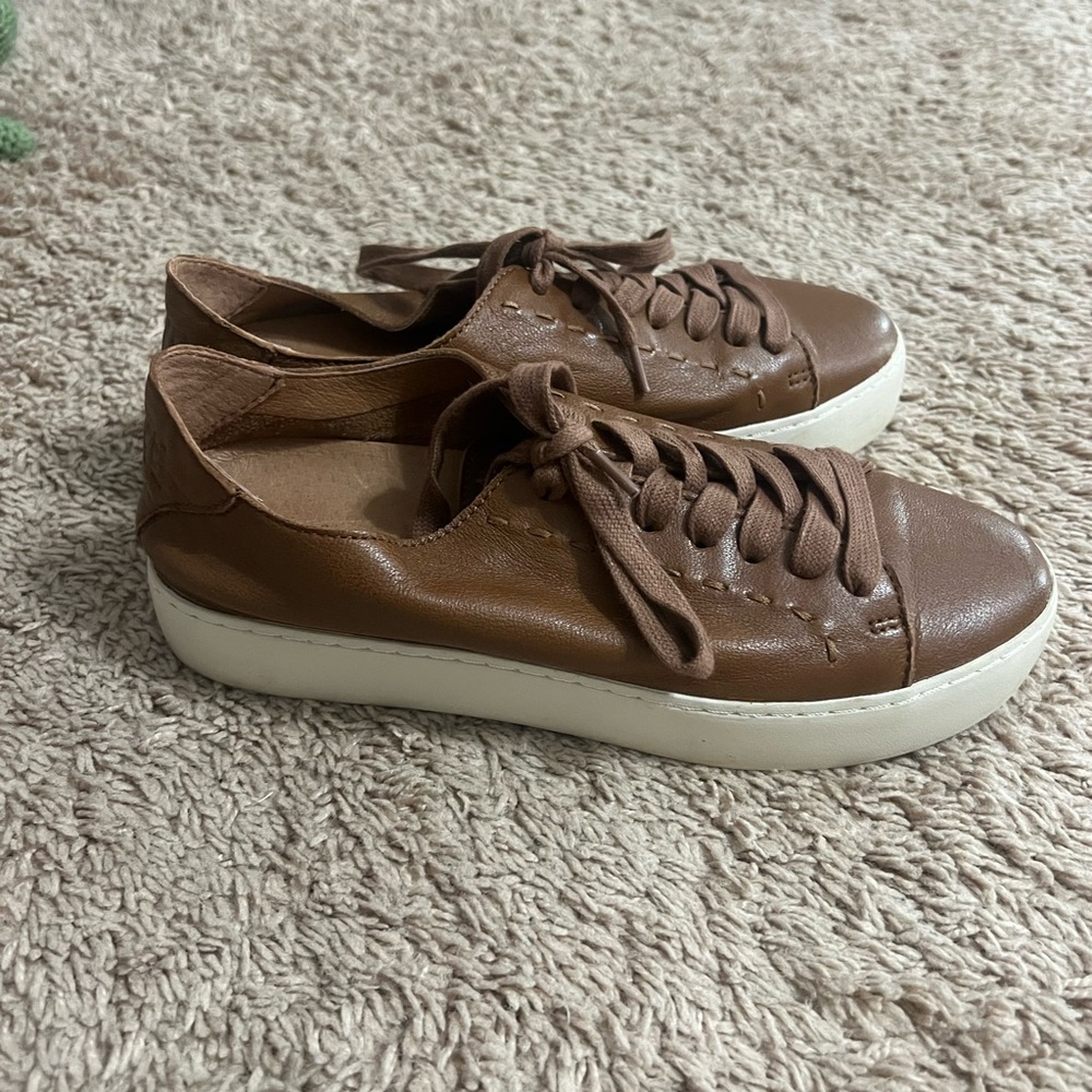 Frye Brown Leather Sneakers